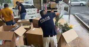 La Nación / Hallan fusil entre orquídeas ingresadas de contrabando