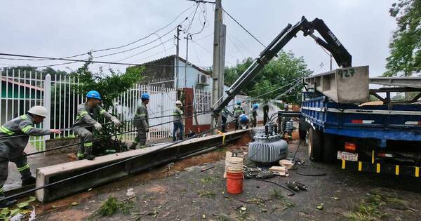 La Nación / Temporal dejó más de mil familias afectadas en Asunción y Central