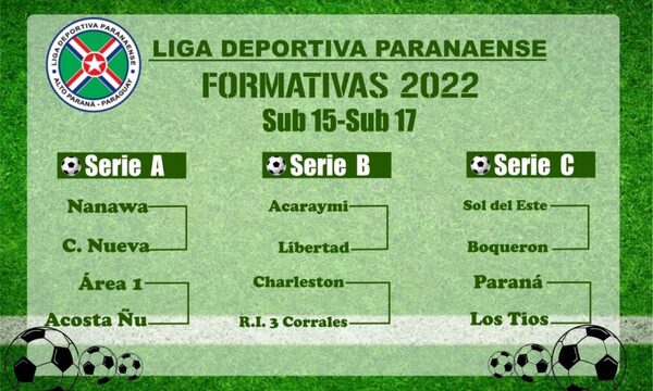 Mañana inicia el torneo de inferiores de la Liga Paranaense