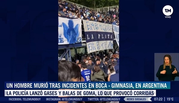 Exfutbolista muere en medio de incidentes en estadio de Gimnasia - La Prensa Futbolera
