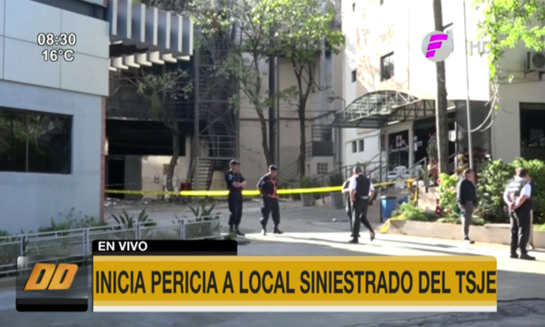Inicia pericia a local siniestrado del TSJE | Telefuturo
