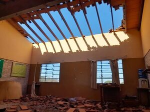 Temporal: alumnos deben ir a clase virtual tras destrozos en escuelas - Nacionales - ABC Color