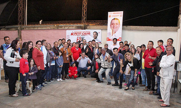 Kapeto Cano recibe contundente respaldo a su candidatura en barrios de Hernandarias | DIARIO PRIMERA PLANA