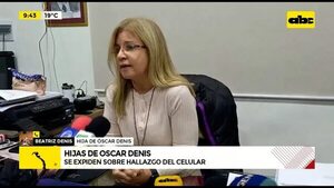 Se expiden sobre hallazgo del celular de Óscar Denis - ABC Noticias - ABC Color