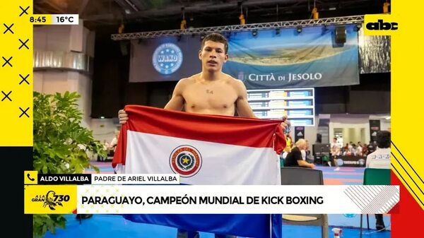 Paraguayo campeón de kick boxing - ABC Noticias - ABC Color