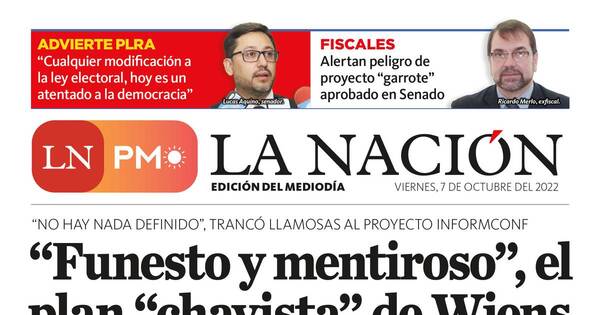 La Nación / LN PM: edición mediodía del 7 de octubre