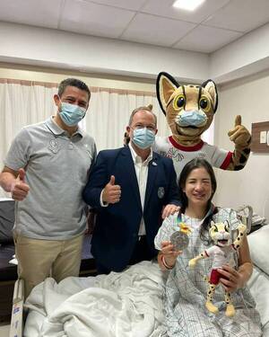 Crónica / Asu 2022: Tiríka visitó a atleta paraguaya que está internada