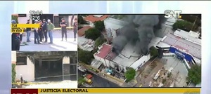 Inspeccionan el depósito incendiado del TSJE - SNT