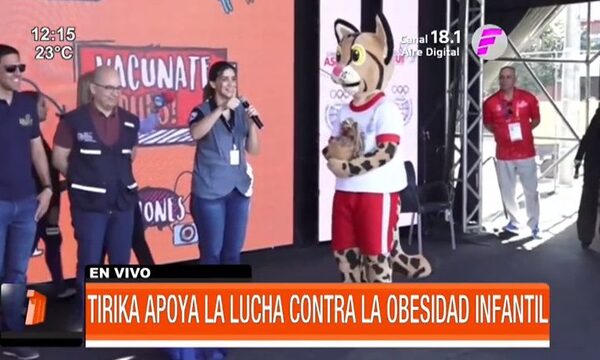 Tiríka apoya la lucha contra la obesidad infantil | Telefuturo