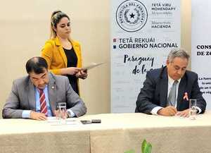 Gobierno firmó contrato de zona franca para empresa que operará en el Bajo Chaco - .::Agencia IP::.