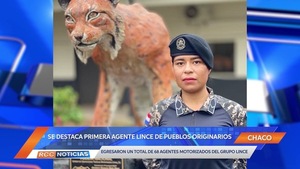 Agente lince perteneciente a los pueblos originarios se destaca en nuevo egreso de oficiales