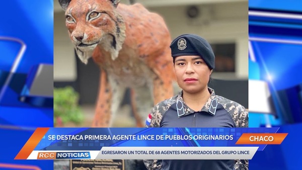 Agente lince perteneciente a los pueblos originarios se destaca en nuevo egreso de oficiales