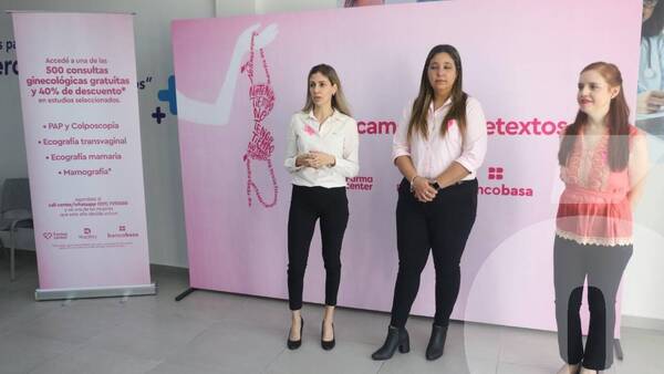 Crónica / Rapidoc, Farmacenter y Banco Basa se unen para apoyar al octubre rosa