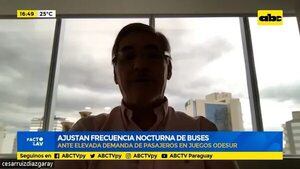 Ajustan frecuencia nocturna de buses - Factor Clave - ABC Color