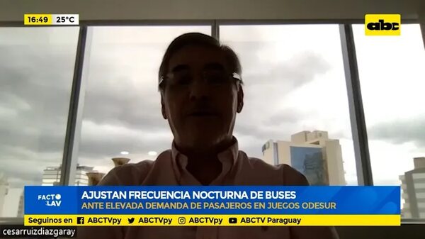 Ajustan frecuencia nocturna de buses - Factor Clave - ABC Color