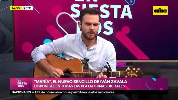 Iván Zavala presenta su nueva canción ‘’María’' - Ensiestados - ABC Color