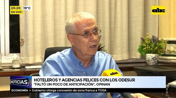 Hoteleros y agencias felices con la ODESUR - ABC Noticias - ABC Color