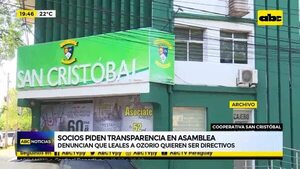Socios piden transparencia en asamblea - ABC Noticias - ABC Color
