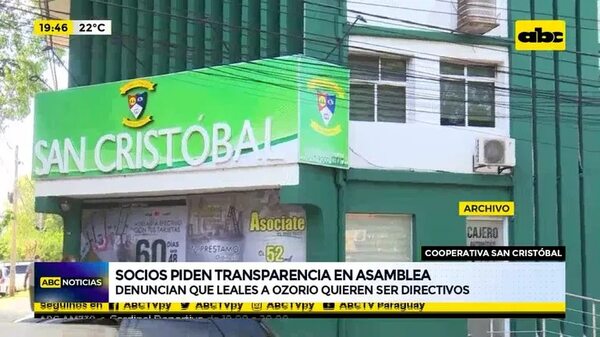 Socios piden transparencia en asamblea - ABC Noticias - ABC Color