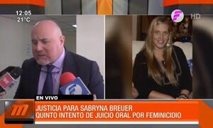 Quinto intento de juicio oral por el feminicidio de Sabryna Breuer - Paraguaype.com