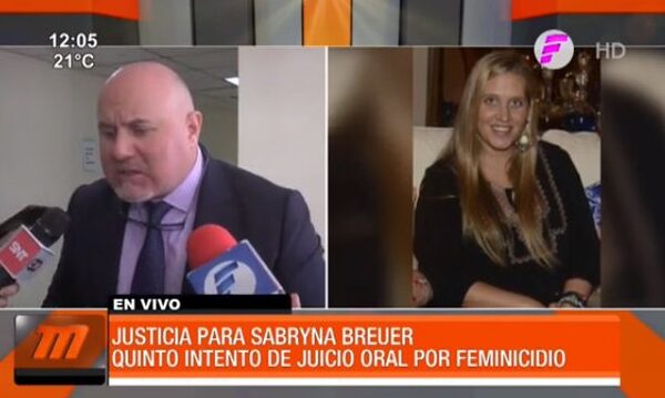 Quinto intento de juicio oral por el feminicidio de Sabryna Breuer - Paraguaype.com