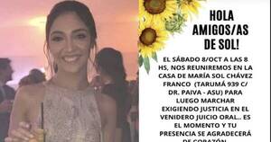 La Nación / Justicia para Sol: realizarán marcha pacífica en memoria de joven fallecida por intoxicación con flúor