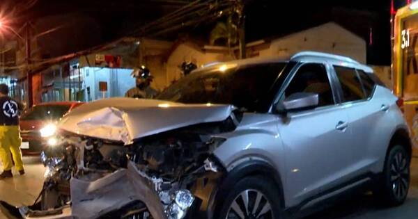 La Nación / Accidente en zona Mercado 4: bebé resultó herida, pero conductores acordaron no realizarse el alcotest