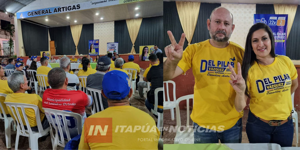 DEL PILAR VÁZQUEZ CON GRAN APOYO EN GRAL. ARTIGAS