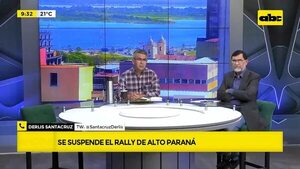 Suspenden Rally del Alto Paraná por muerte de copiloto en recorrido previo - ABC Noticias - ABC Color