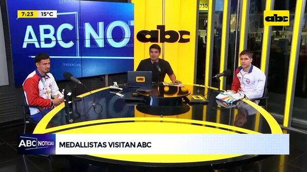 Medallistas visitan ABC - ABC Noticias - ABC Color