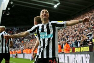 Almirón suma un nuevo gol y el Newcastle arrolla en la Premier