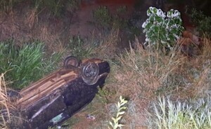 Hernandariense sufrió lesiones en violento accidente rutero