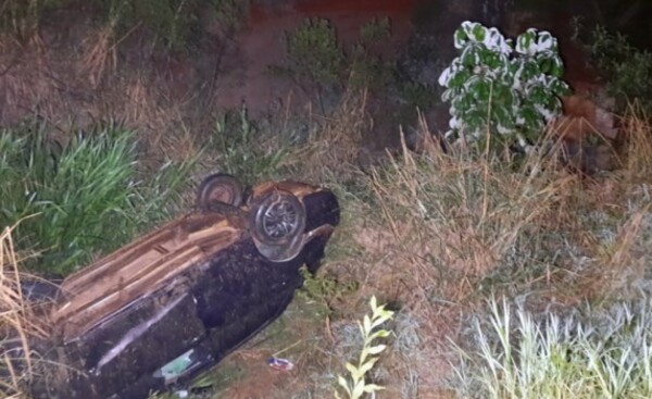 Hernandariense sufrió lesiones en violento accidente rutero
