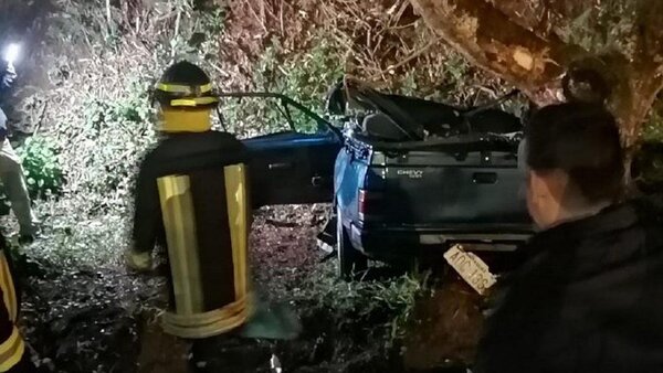 Conductor muere tras embestir su vehículo contra un árbol en Hernandarias