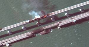 La Nación / Guerra en Ucrania: destruido estratégico puente ruso de Crimea por enorme explosión