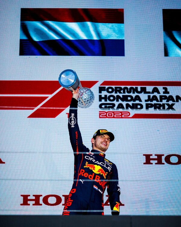 Max Verstappen se consagró bicampeón del mundo de Fórmula 1 en Japón