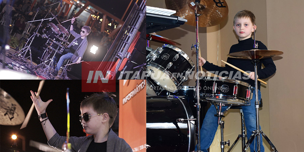NIÑO BATERISTA SORPRENDE CON SU TALENTO
