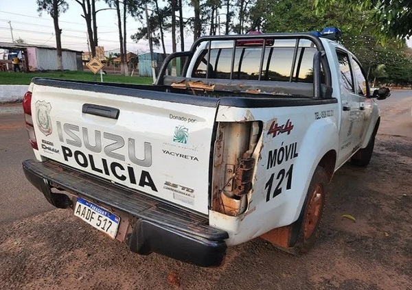 Borrachos atacaron a piedrazos patrullera policial | Noticias Paraguay