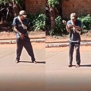 Crónica / [VIDEO] ¡Puro talento! El bailarín callejero que causa furor en las redes