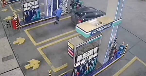 La Nación / Detienen a conductora que huyó sin pagar combustible de un surtidor de Luque