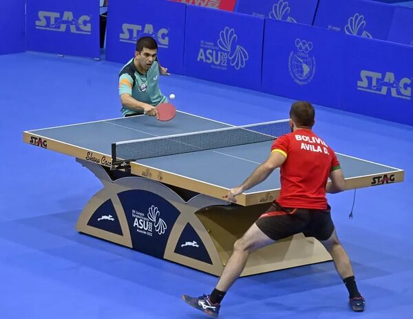 Odesur: Toranzos, Aguirre y Gómez, a 8vos en Tenis de Mesa - Polideportivo - ABC Color