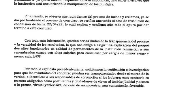La Nación / Aspirantes de concurso en Dinatran denuncian serias irregularidades