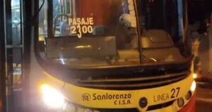 La Nación / Una mujer fue arrollada por un bus de la Línea 27 en Asunción