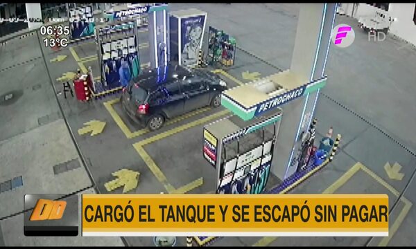Cargó tanque y escapó sin pagar en estación de Luque - Paraguaype.com