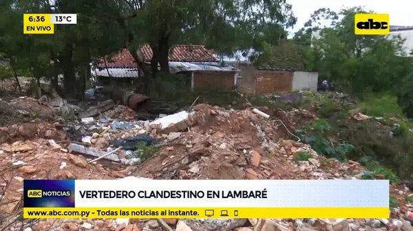 Vertedero clandestino en Lambaré - ABC Noticias - ABC Color