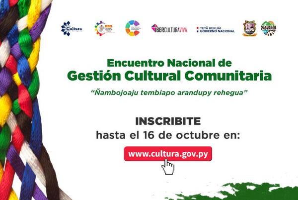 Habilitan 80 plazas gratuitas para el Encuentro Nacional de Gestión Cultural Comunitaria del Paraguay | Lambaré Informativo