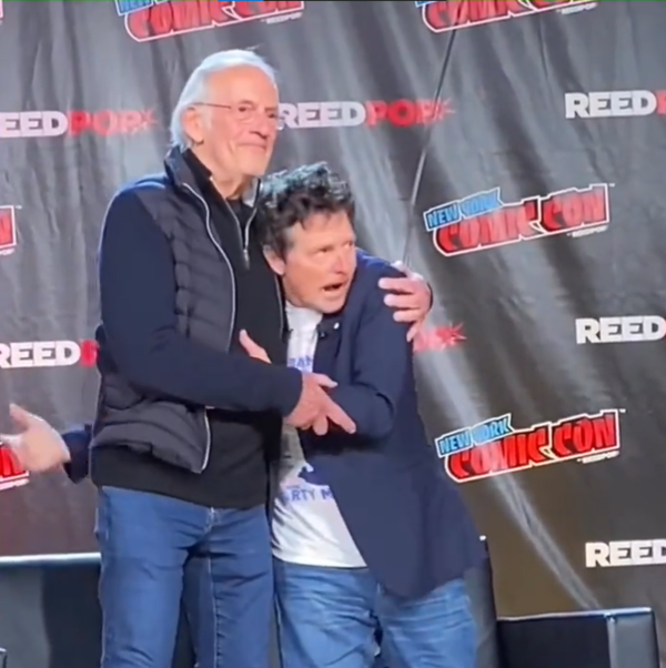 El emotivo reencuentro entre Doc y Marty McFly de "Volver al Futuro"