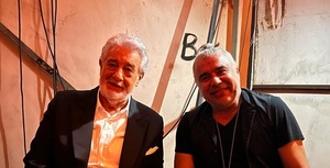 Víctor Espínola comparte con el maestro Plácido Domingo y se alista para el show de los Gipsy Kings - Te Cuento Paraguay