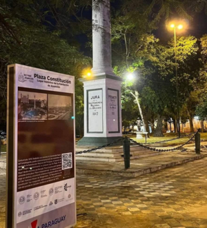 Concluyó la puesta en valor de las plazas Independencia y Constitución de Asunción - .::Agencia IP::.