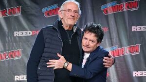 El emotivo reencuentro de Michael J. Fox y Christopher Lloyd a 37 años de Volver al Futuro